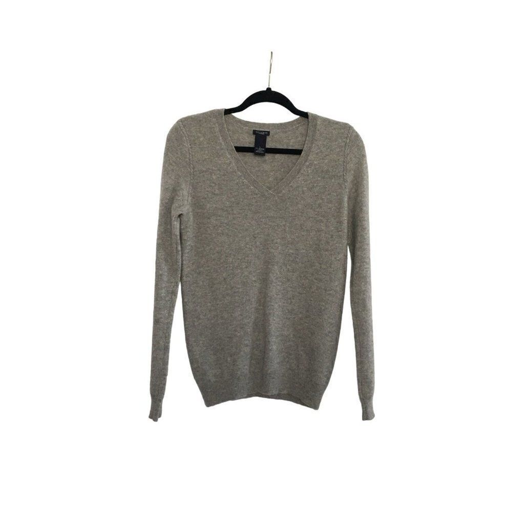 Magaschoni Cashmere Sweater Women Grey Size Small
